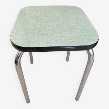 Almond green Formica stool