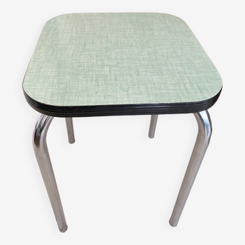 Tabouret formica vert amande