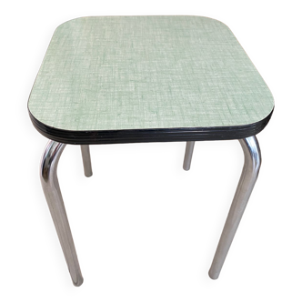 Almond green Formica stool