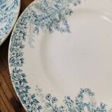 Suite de 3 assiettes St Amand Lebacqz & Bouchart "Colombier"