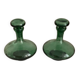 Carafes en verre vintage années 1970 1980 Italie