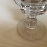 3 thick heavy bubble glasses