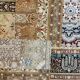 Tapis d' Orient "Pendjab" patchwork  en laine