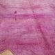 Tapis marocain vintage violet 197 x 296 cm - Tapis en laine berbère - Tapis fait main