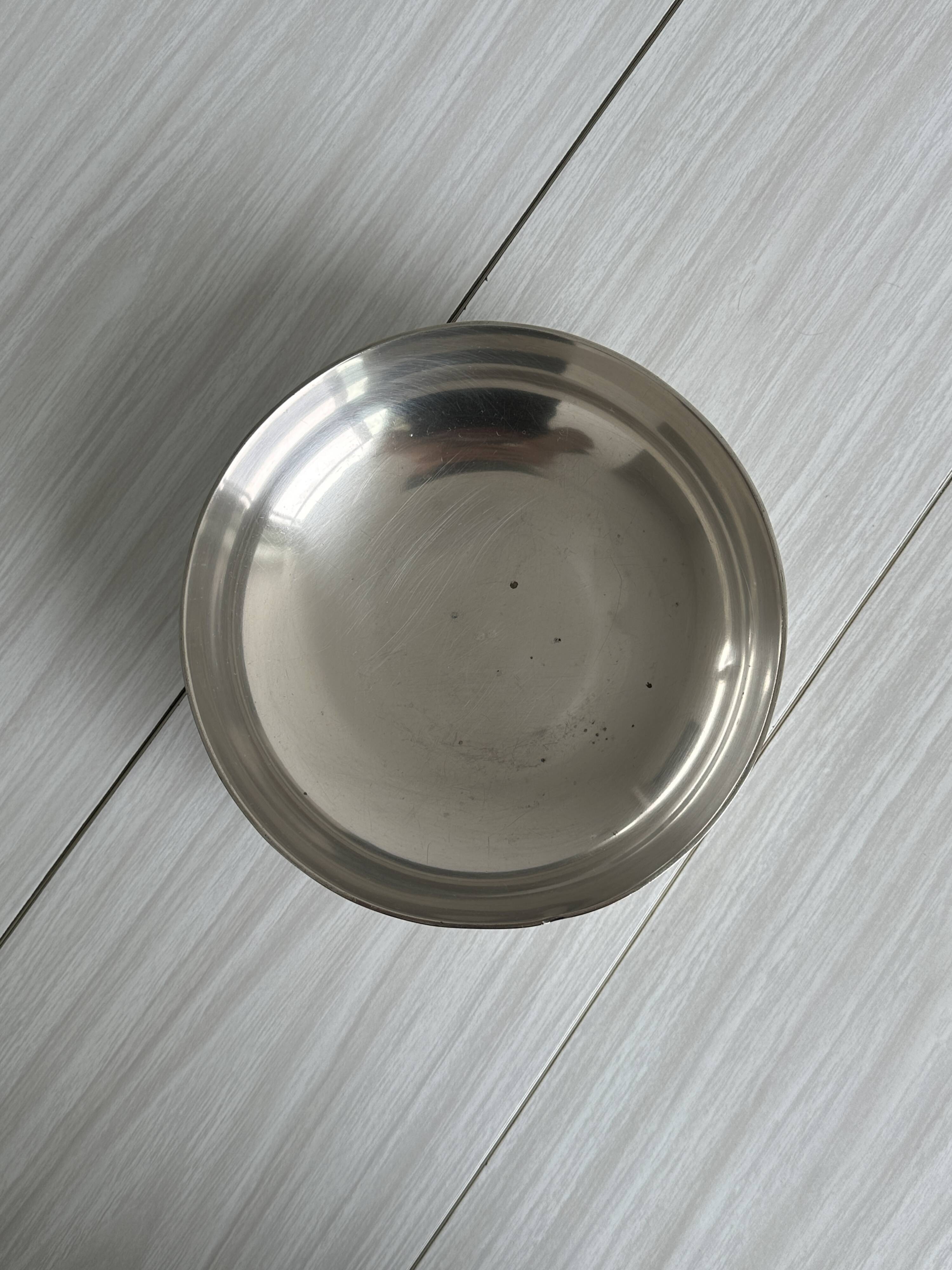 Silver-plated metal cup