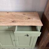 Old sage green sideboard