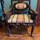 Fauteuil de réception sculpté, style néo-Renaissance
