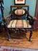 Fauteuil de réception sculpté, style néo-Renaissance