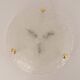 round glass ice Murano ceiling lights by Hillebrand, Germany, 1970s