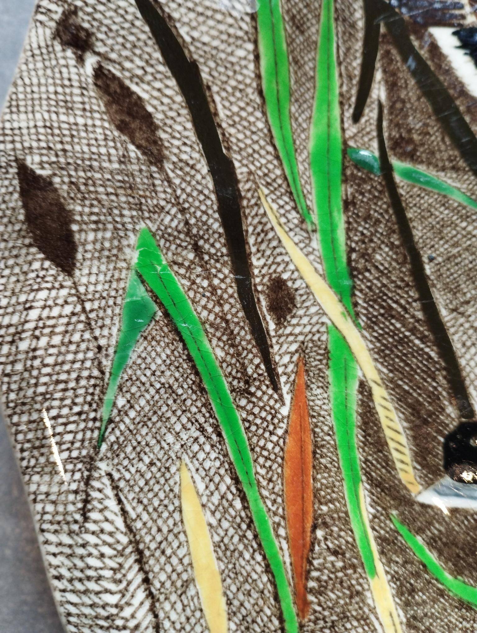 Gien plate - Rambouillet service