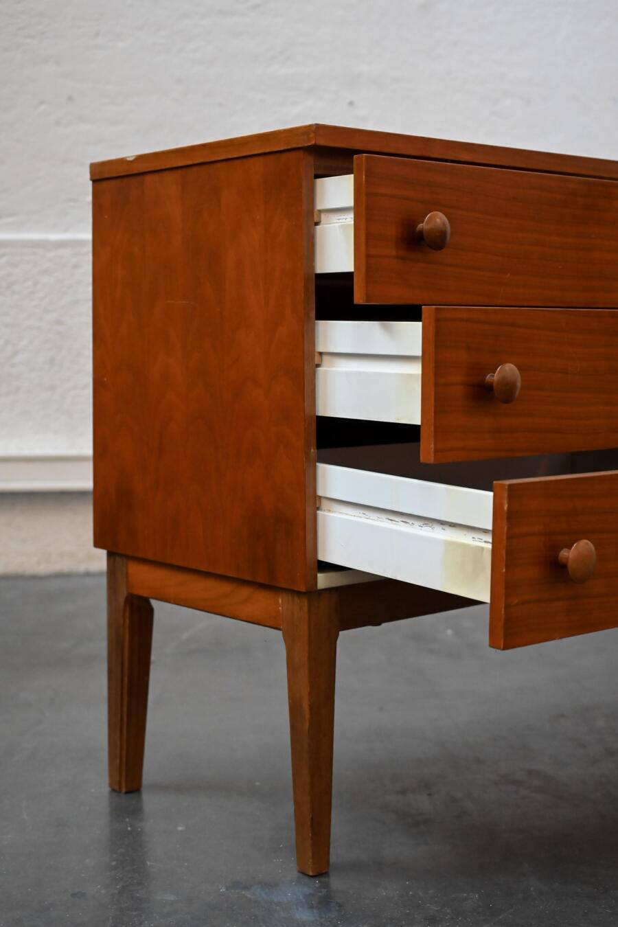 Vintage teak veneer sideboard