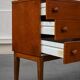 Vintage teak veneer sideboard
