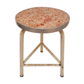 Vintage metal stool