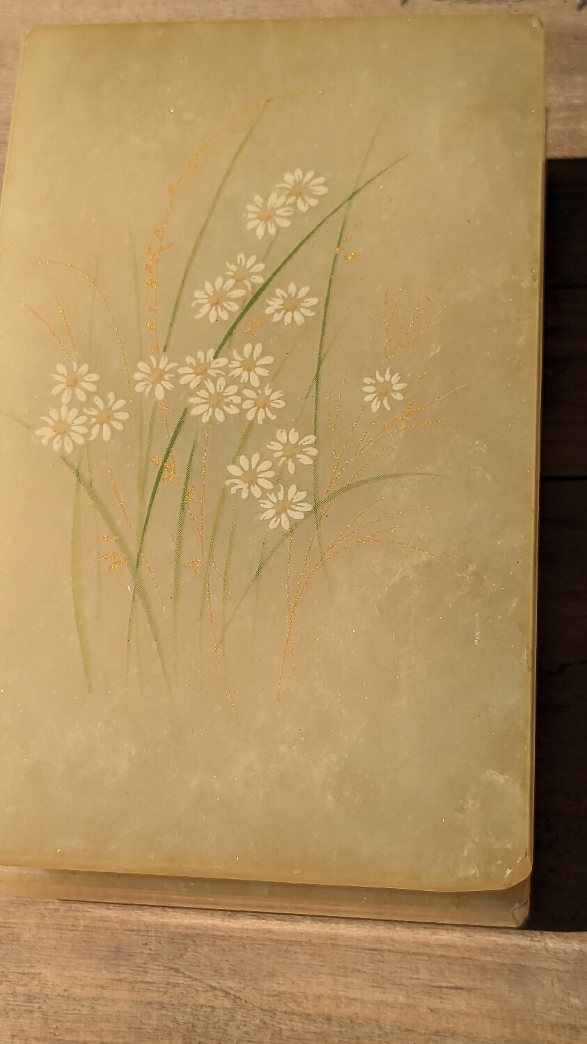 Vintage alabaster box