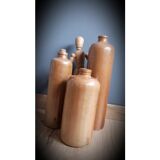 Lot of old sandstone bottles