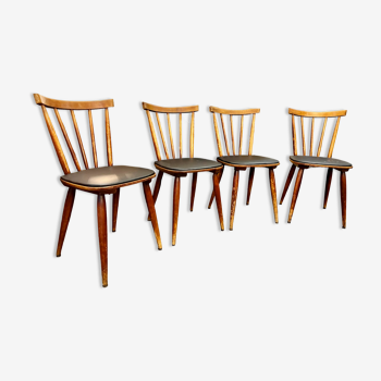 Series of 4 bistro chairs