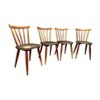 Series of 4 bistro chairs