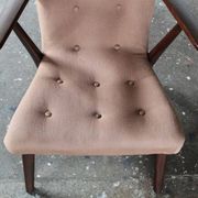 Vintage mid-century lounge chair Danish style of Arctander or Henry Schubell