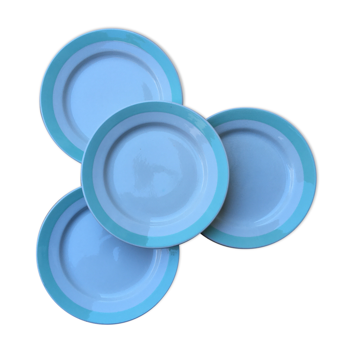 Celadon dessert plates
