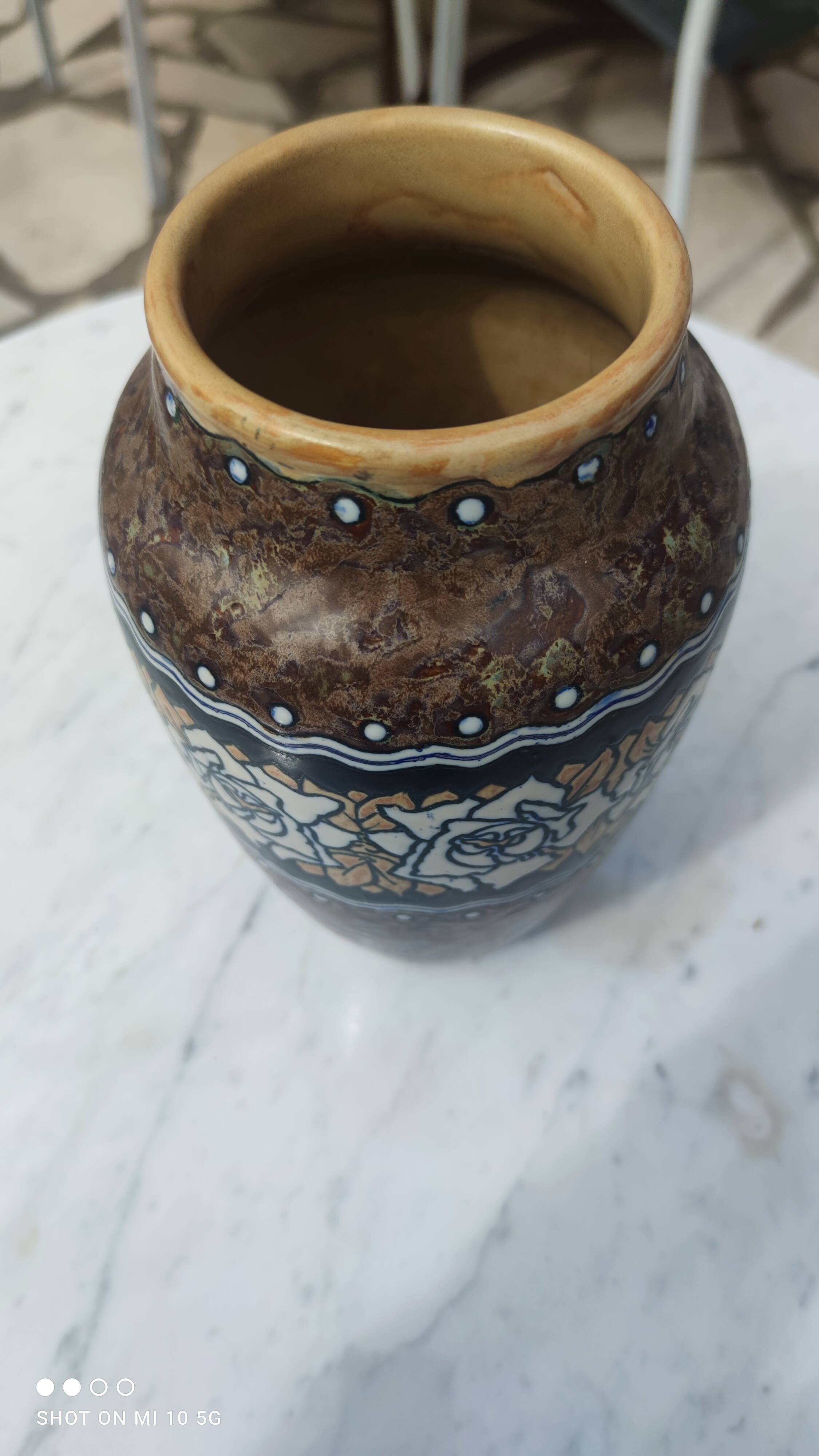 Sandstone vase by Charles Catteau for Keramis 1920