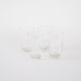 Set of four glasses, Danish design, 1970s, manufactured in Denmark