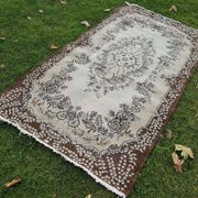 Vintage handmade Turkish rug 118x220 cm