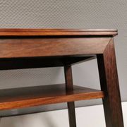 Nice side table in rosewood, probably Danish and from the 60s.