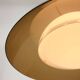 Lampe Space Age en forme d'ovni marron rare de Guzzini, années 1970