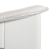 Set de 4 chaises de salon en cuir blanc par Pietro Costantini 1970s