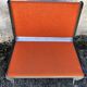Bench 1 place orange trunk in vintage Skaï 60s/70s