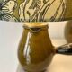 2 vase lamps made from French bistro pitchers, 1960s.
