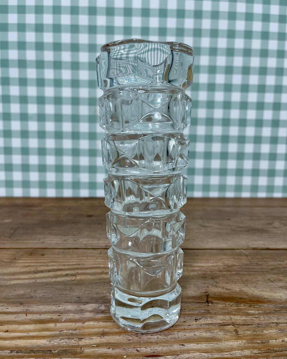 Vintage crystal vase