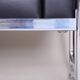 Bauhaus Sofa in Chrome and Leather by Vichr a Spol, Czech, 1930s