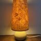 stone lamp with its lampshade in dried flowers 1970
