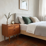 Scandinavian bedside tables by MDK design from the 1960s.