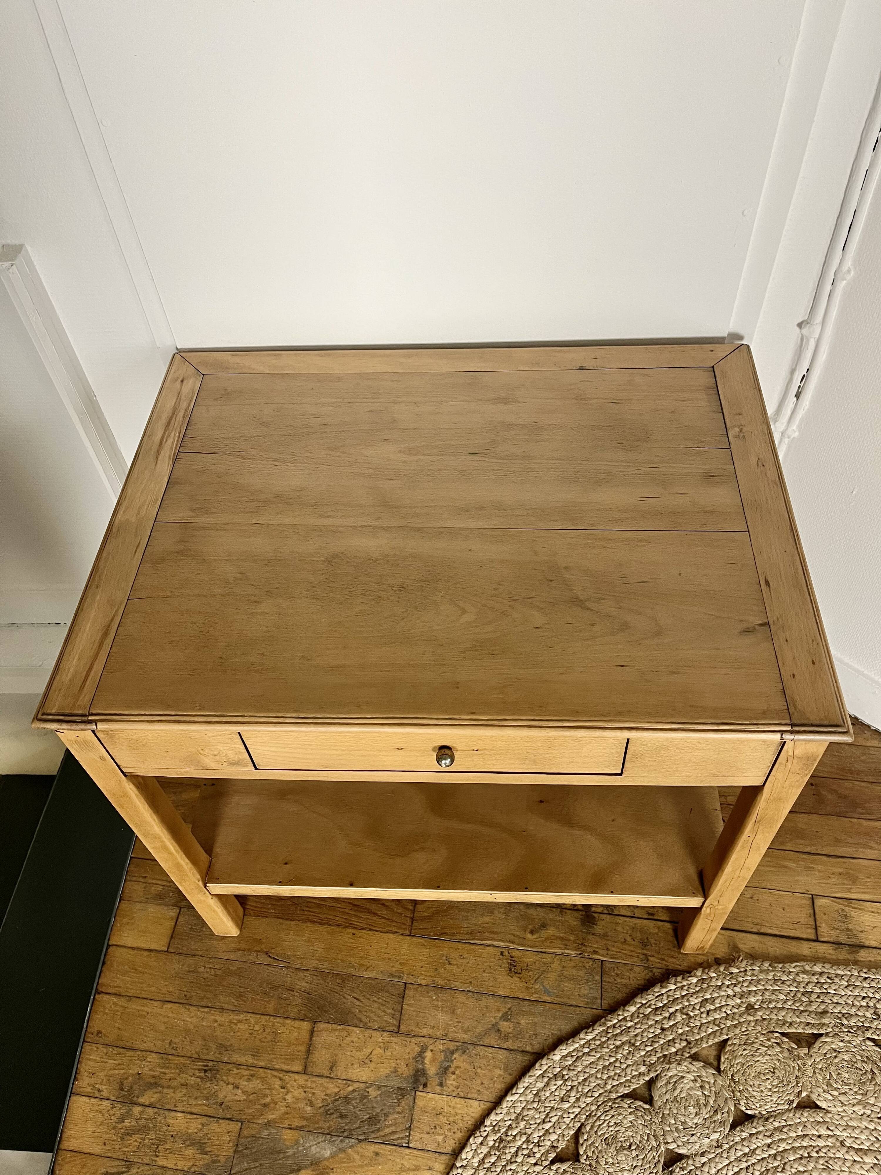 Antique wooden console