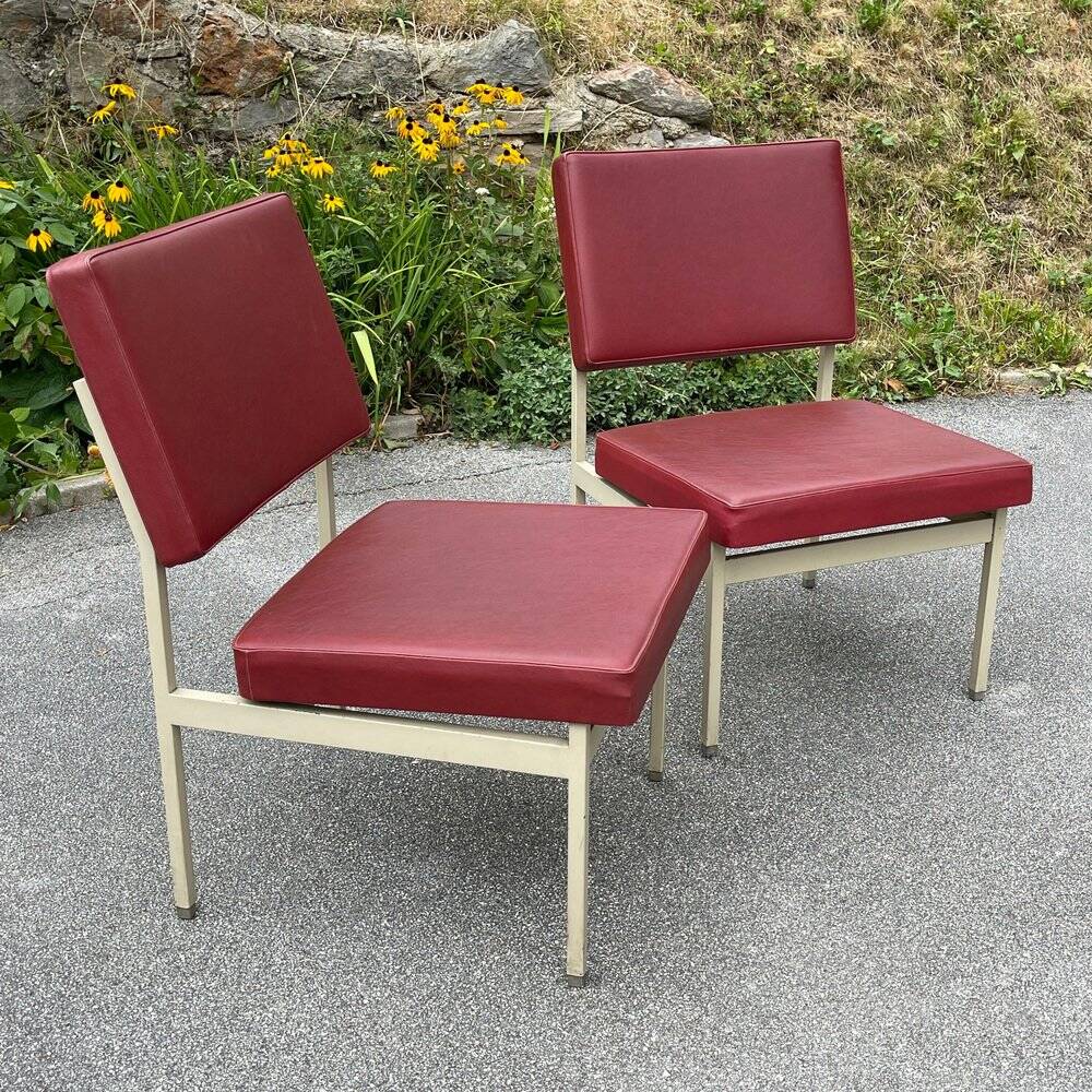 Chairs and coffee table by Anonima Castelli from Castelli / Anonima Castelli, Italy, 1950s, set of 3.
