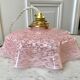 Walking suspension in Clichy glass speckled pink bobon years 20-30