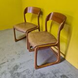 Set Of Original Emile & Walter Baumann Dining Room Chairs, 1960s