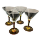 Lot de 4 verres à martini