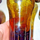 Biot's 6-glass bubble aperitif set signed amber