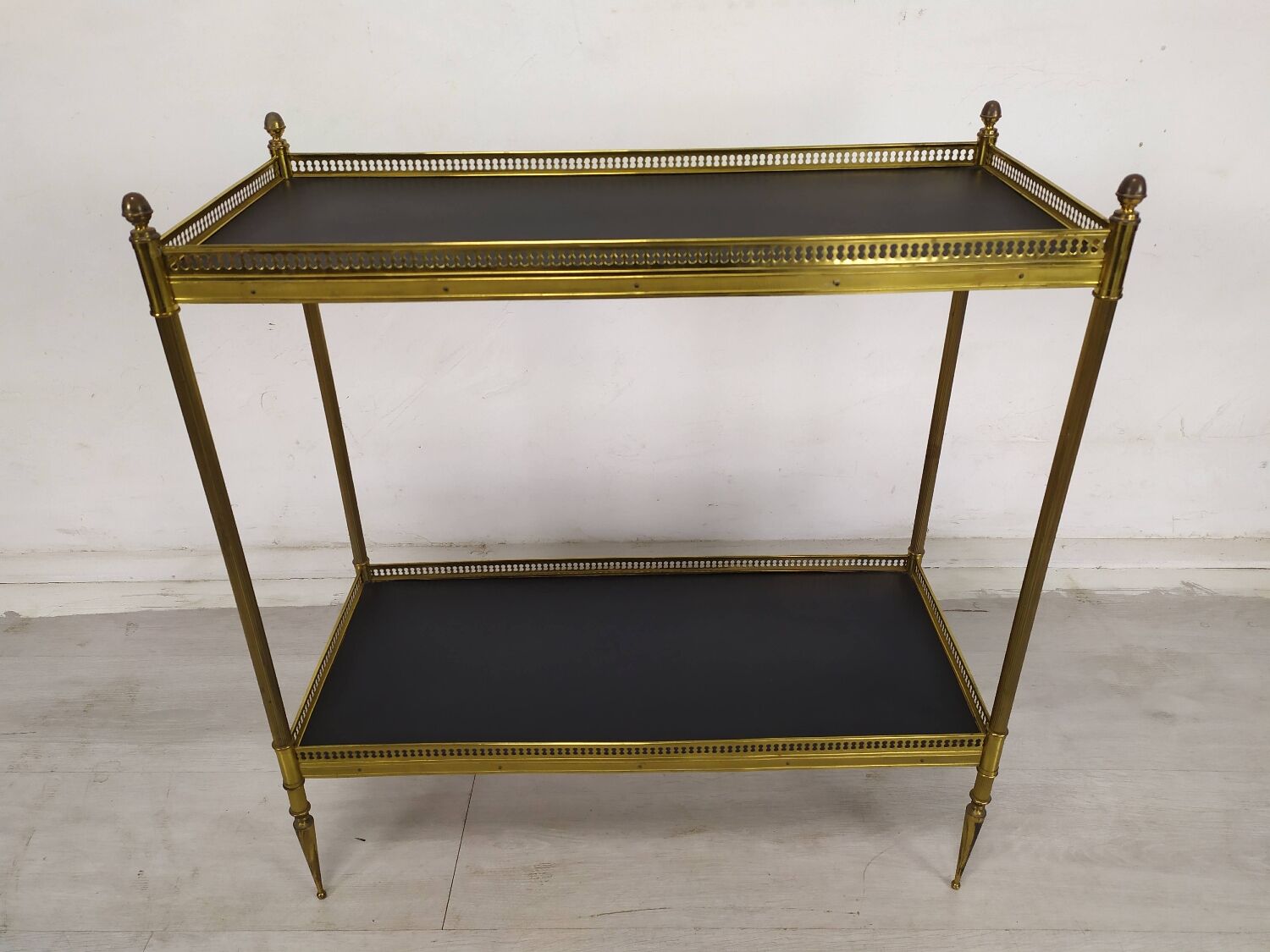 Brass console table