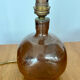 Stoneware lamp base signed Baudat