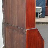 Mahogany inlaid desk bookcase