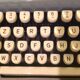 Machine write pastel blue Brother vintage 60s