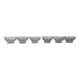 6 glass bowls