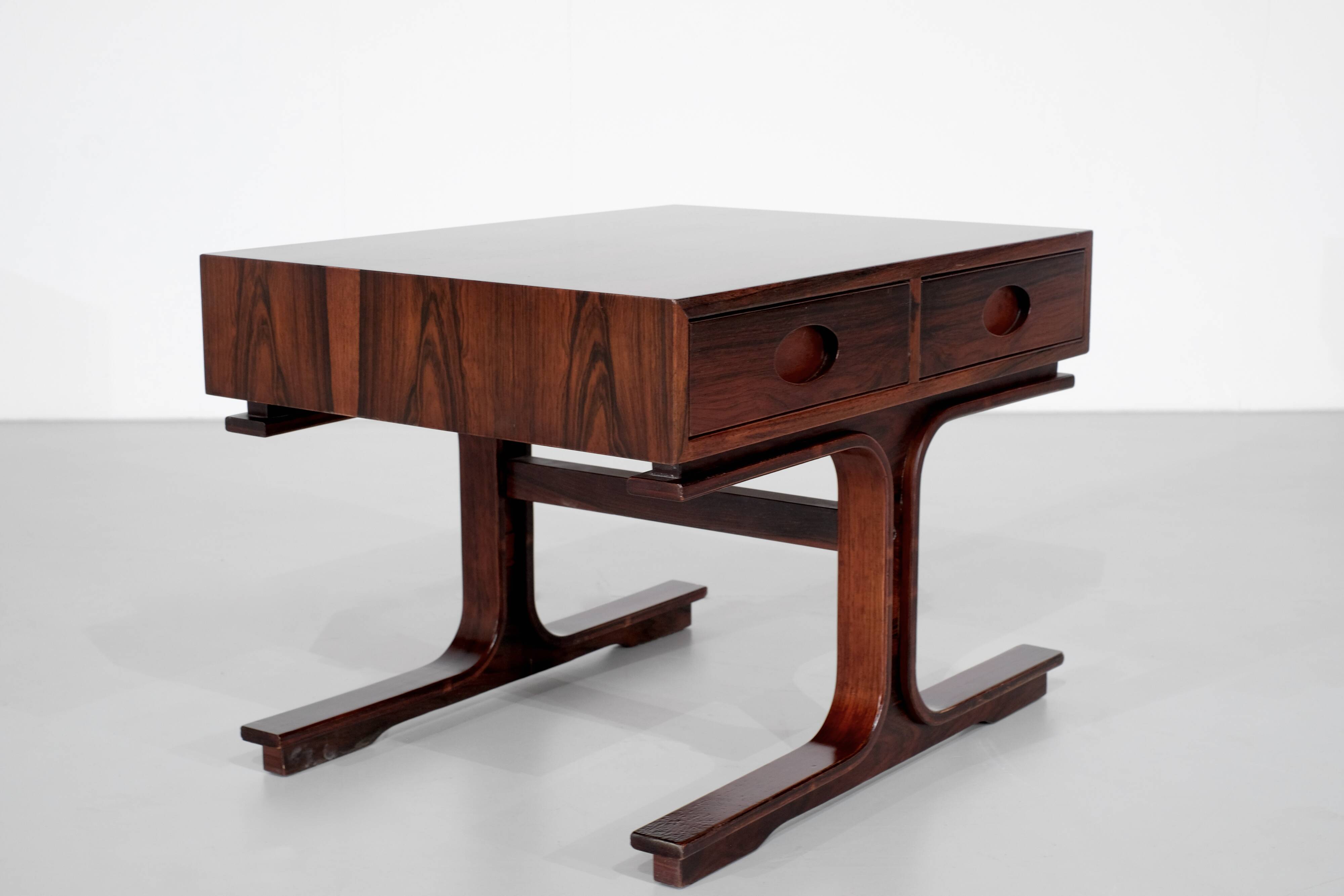 Table basse " 554 " par Gianfranco Frattini pour Bernini, Italie 1950