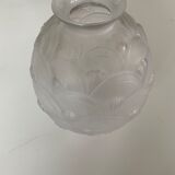 Vase art deco frosted glass