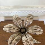Metal flower ashtray 70s