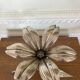 Metal flower ashtray 70s